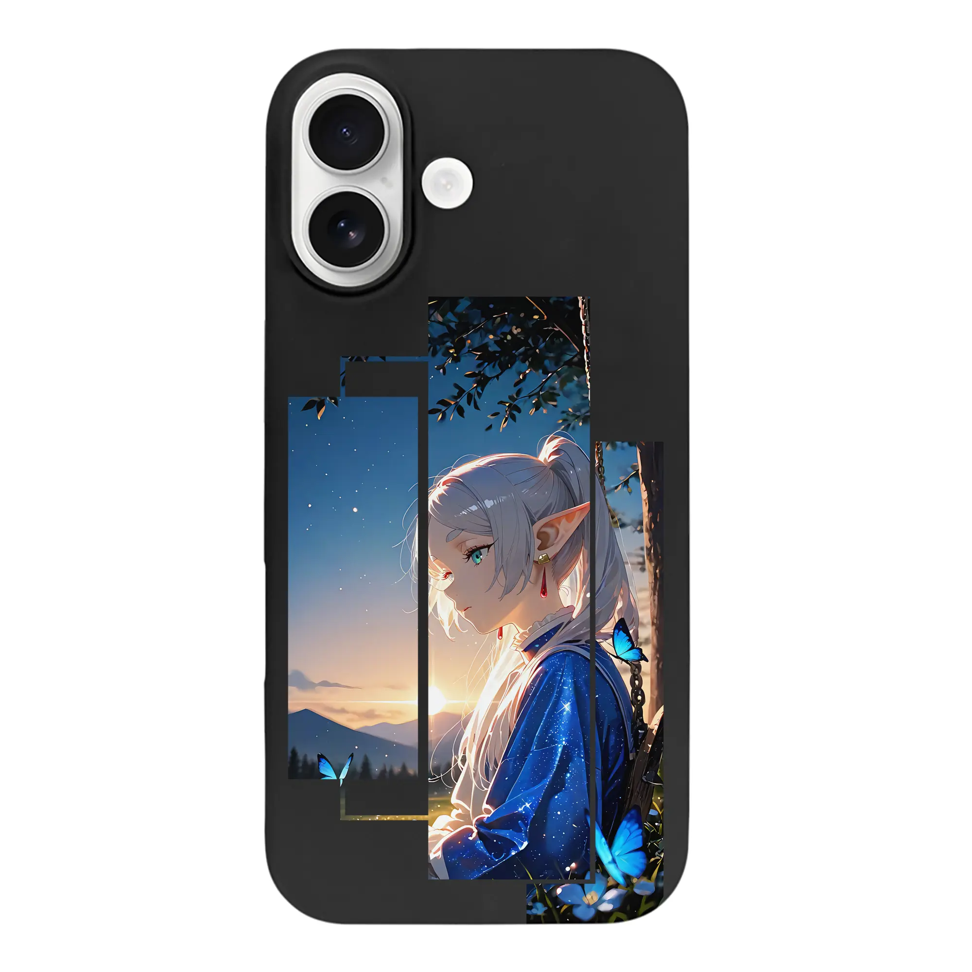 葬送のフリーレン（Frieren） グッズ,フリーレン（Frieren） - iPhone 17 シリーズ シリコンケース 薄型 耐衝撃 指紋防止 ソフトタッチカバー 精密フィット 傷防止 保護ケース iPhone 17/17 Air/17 Pro/17 Pro Max 対応